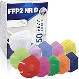 Rotoform 50st. FFP2 Masken, 5-lagig Schutz FFP2 Maske Bunt, FFP2 Maske CE2233, FFP2 Maske...