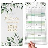 Wandkalender 2024/25 - Kalender 2024/25 - Familienplaner Juli 24 - Dez 25 - Großer...